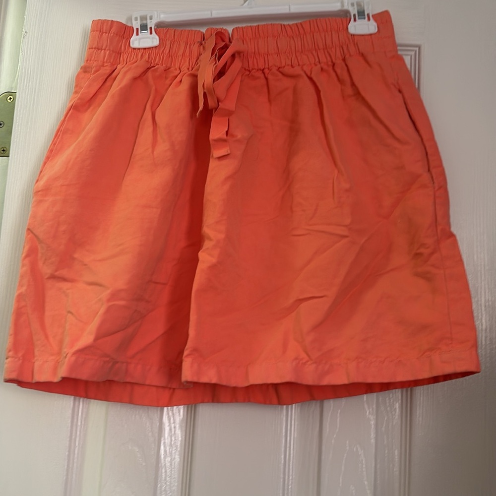 J Crew coral skirt. size 10